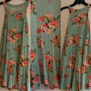 Torrid Teal Floral Top